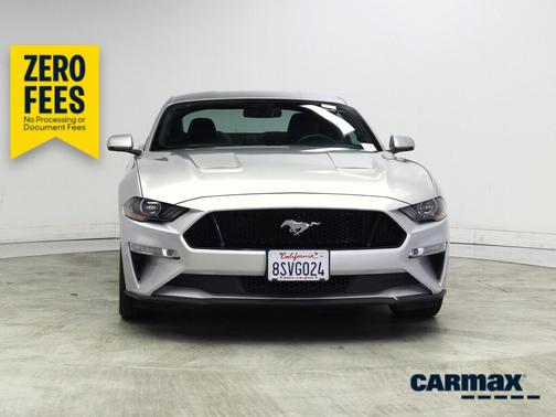 Silver 2018 Ford Mustang GT Premium