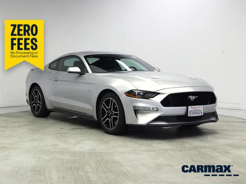 Silver 2018 Ford Mustang GT Premium