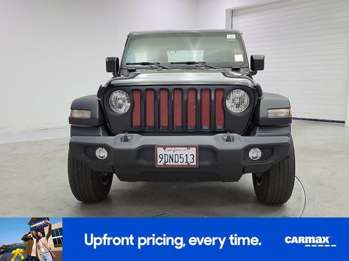 Black 2022 Jeep Wrangler Sport