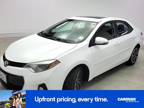 White 2015 Toyota Corolla S Plus