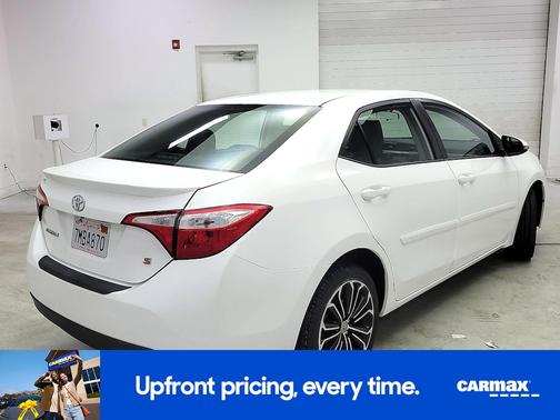 White 2015 Toyota Corolla S Plus