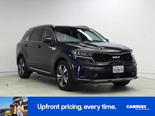 Blue 2023 Kia Sorento Hybrid EX