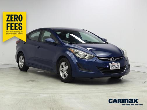 Blue 2014 Hyundai ELANTRA SE