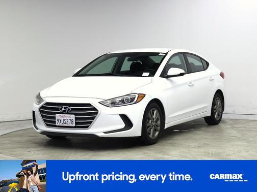 White 2018 Hyundai ELANTRA SEL