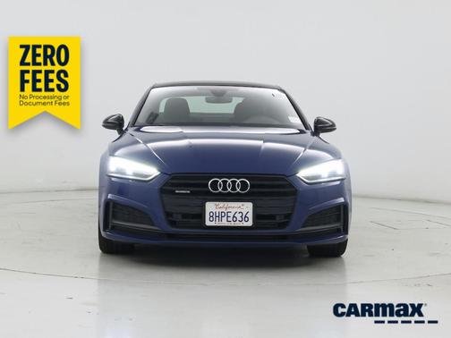 Blue 2019 Audi A5 Premium Plus