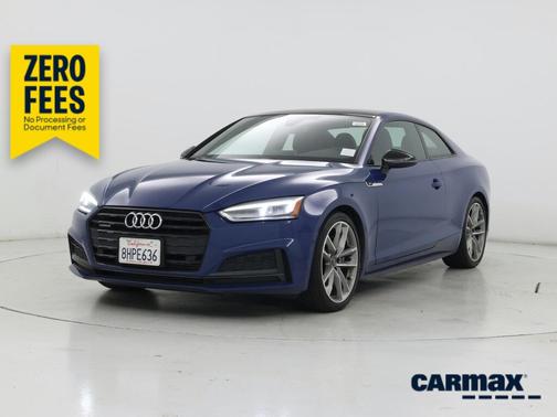 Blue 2019 Audi A5 Premium Plus
