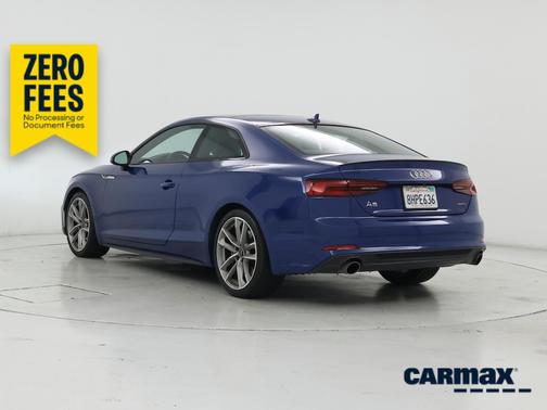 Blue 2019 Audi A5 Premium Plus