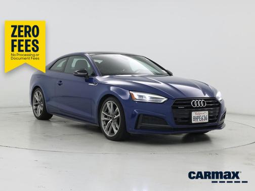 Blue 2019 Audi A5 Premium Plus