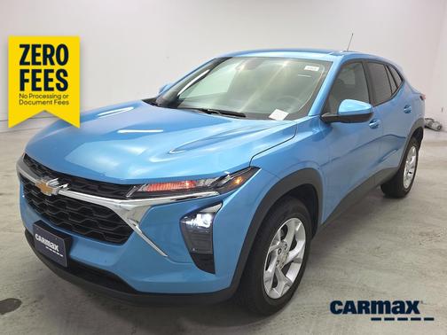 Blue 2025 Chevrolet Trax LS