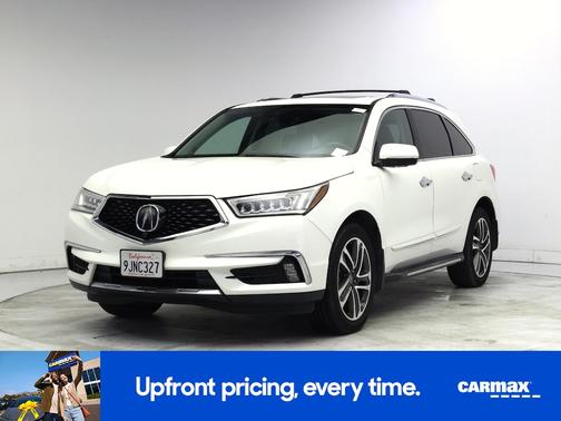White 2017 Acura MDX Advance