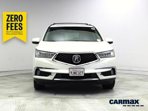 White 2017 Acura MDX Advance