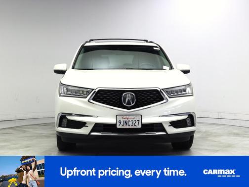 White 2017 Acura MDX Advance