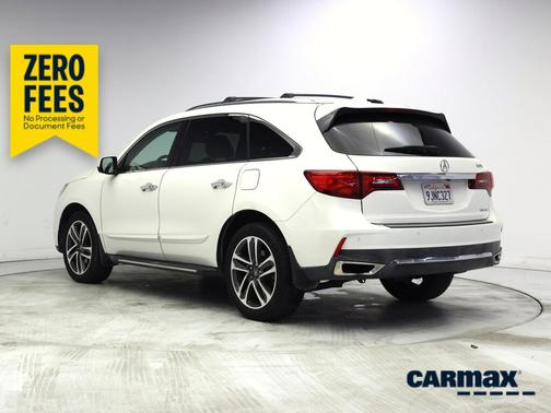 White 2017 Acura MDX Advance