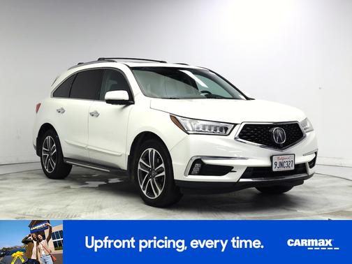 White 2017 Acura MDX Advance