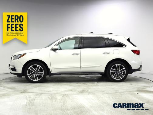 White 2017 Acura MDX Advance