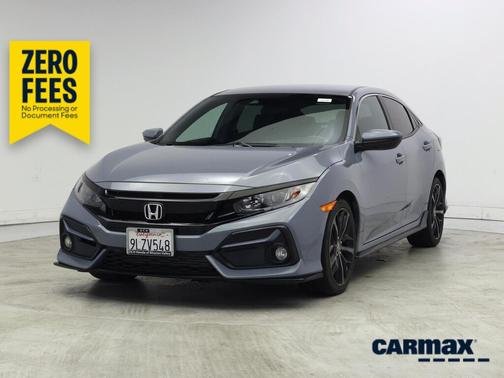 Gray 2021 Honda Civic Sport