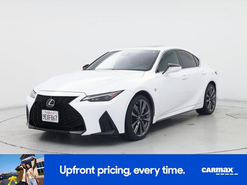 White 2022 Lexus IS 350 F-Sport