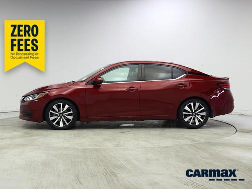 Red 2022 Nissan Sentra SV