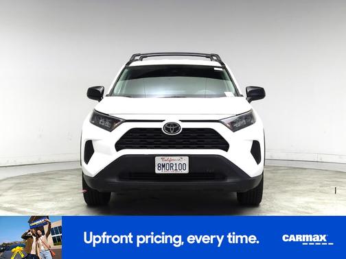 White 2019 Toyota RAV4 LE