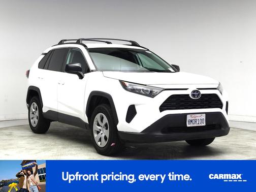 White 2019 Toyota RAV4 LE