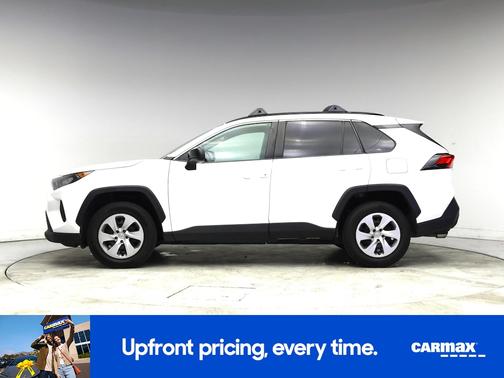White 2019 Toyota RAV4 LE