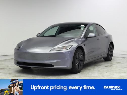 Silver 2025 Tesla Model 3 Long Range