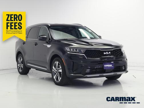 Black 2023 Kia Sorento Hybrid EX