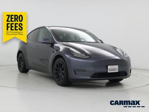 Gray 2021 Tesla Model Y Long Range