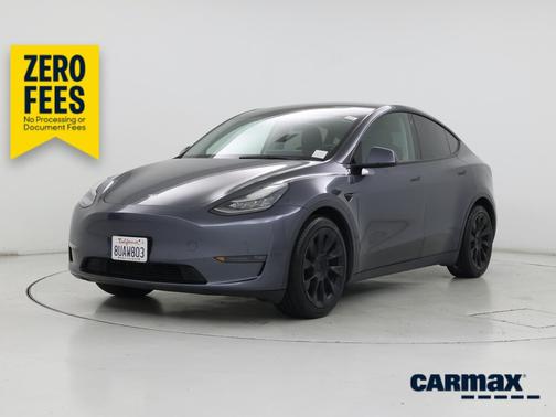 Gray 2021 Tesla Model Y Long Range