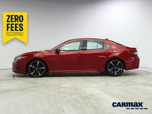 Red 2019 Toyota Camry XSE