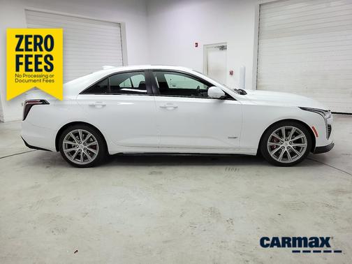 White 2021 Cadillac CT4 V