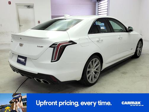 White 2021 Cadillac CT4 V