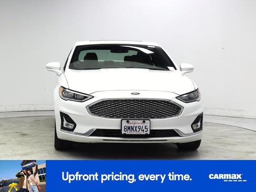 White 2020 Ford Fusion Titanium