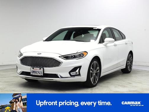 White 2020 Ford Fusion Titanium