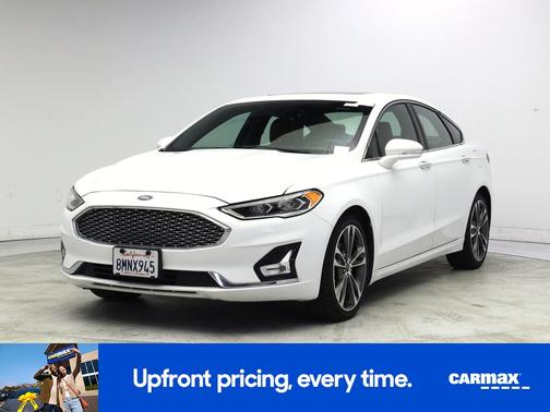 White 2020 Ford Fusion Titanium