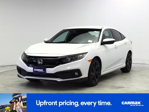 White 2020 Honda Civic Sport