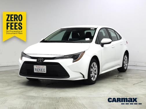 White 2025 Toyota Corolla LE