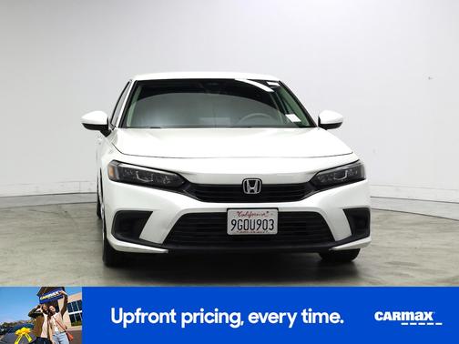 White 2023 Honda Civic LX