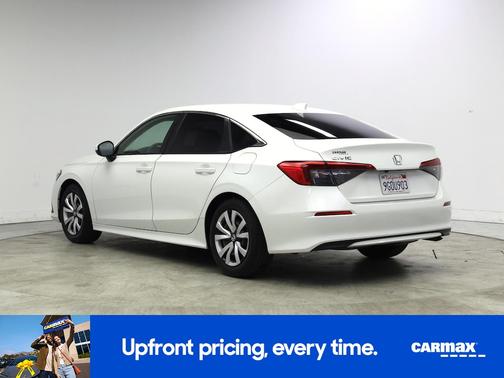 White 2023 Honda Civic LX