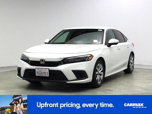 White 2023 Honda Civic LX