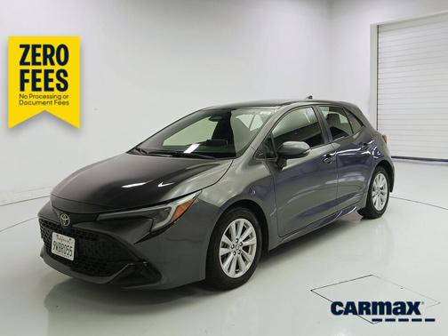 Gray 2023 Toyota Corolla Hatchback SE