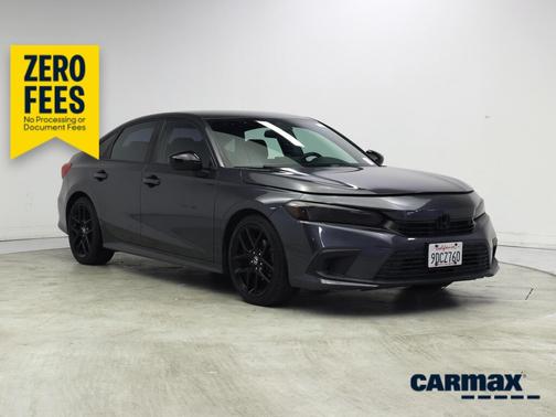 Black 2022 Honda Civic Sport