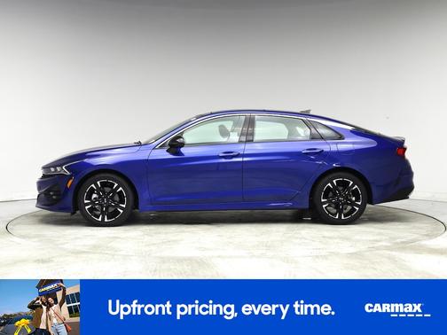 Blue 2021 Kia K5 GT-Line