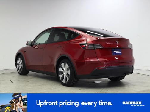 Red 2024 Tesla Model Y Long Range