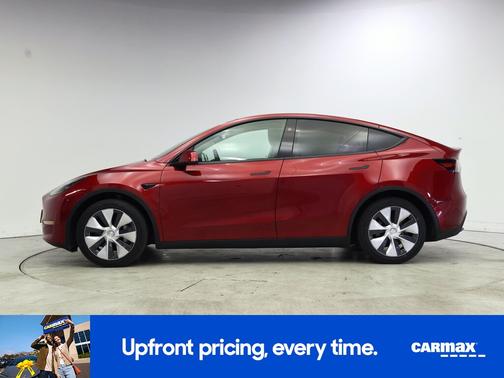 Red 2024 Tesla Model Y Long Range