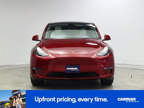 Red 2024 Tesla Model Y Long Range