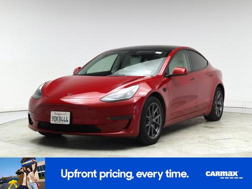 Red 2023 Tesla Model 3