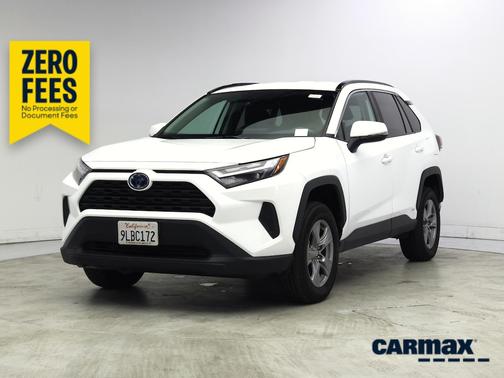 White 2024 Toyota RAV4 Hybrid XLE