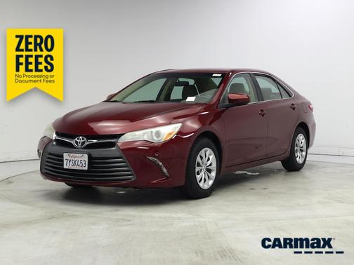 Red 2017 Toyota Camry SE