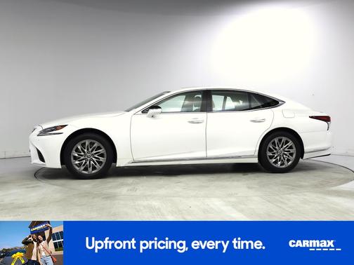 White 2018 Lexus LS 500